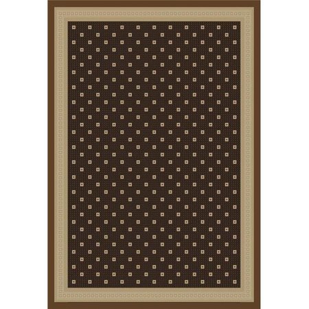 CONCORD GLOBAL TRADING Concord Global 54287 7 ft. 10 in. x 9 ft. 10 in. Jewel Athens - Brown 54287